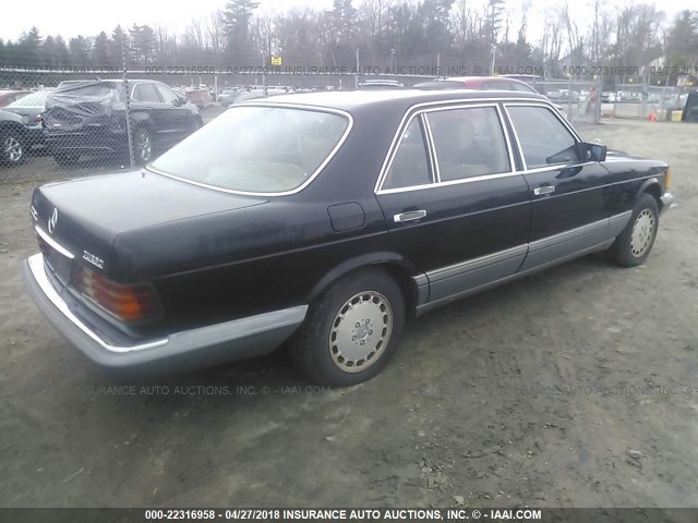 WDBCB25D7HA342077 - 1987 MERCEDES-BENZ 300 SDL BLACK photo 4