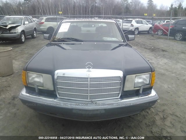 WDBCB25D7HA342077 - 1987 MERCEDES-BENZ 300 SDL BLACK photo 6