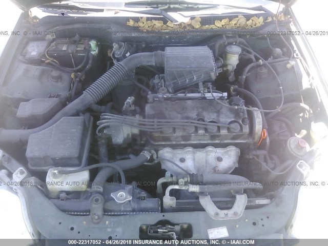 1HGEJ6221XL075823 - 1999 HONDA CIVIC DX GREEN photo 10