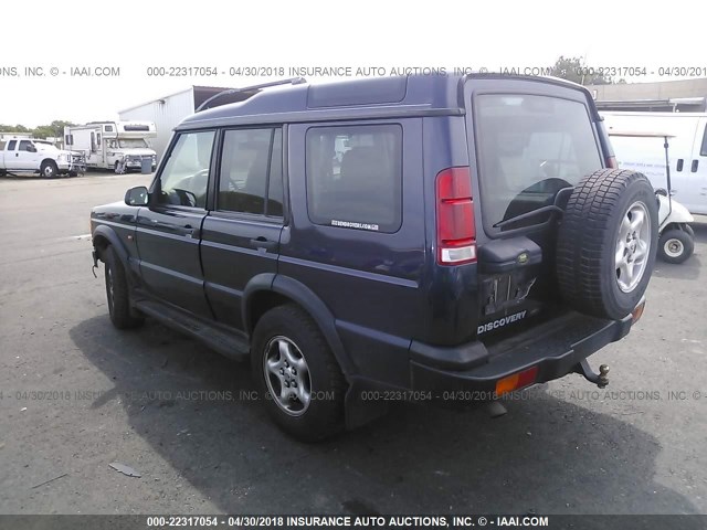 SALTY1545YA241297 - 2000 LAND ROVER DISCOVERY II  Dark Blue photo 3