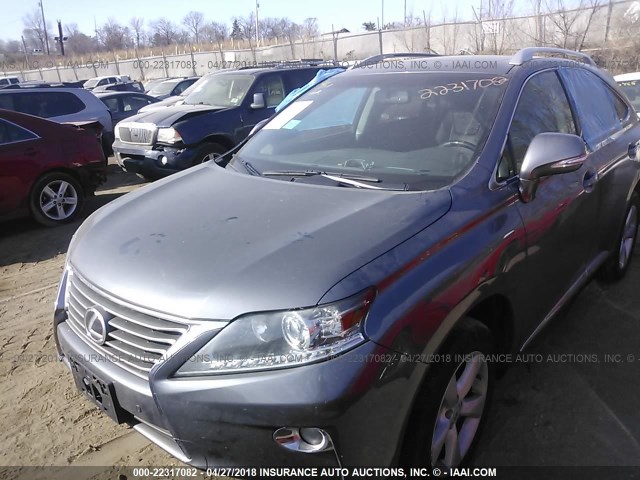 2T2BK1BA3DC161030 - 2013 LEXUS RX 350/BASE/F SPORT GRAY photo 2