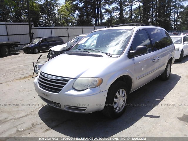 2A8GP54L86R742858 - 2006 CHRYSLER TOWN & COUNTRY TOURING SILVER photo 2