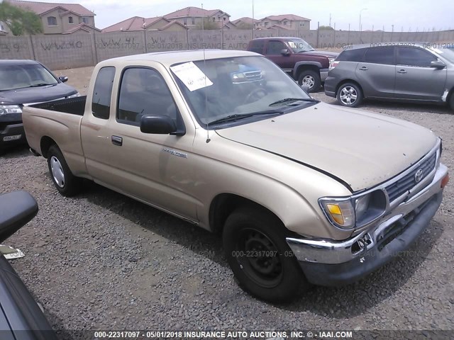 4TAVN52N4TZ130582 - 1996 TOYOTA TACOMA XTRACAB GOLD photo 1