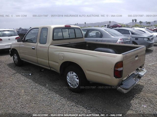 4TAVN52N4TZ130582 - 1996 TOYOTA TACOMA XTRACAB GOLD photo 3