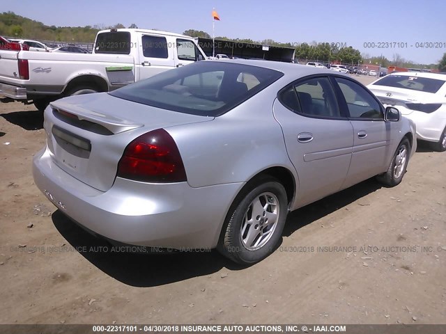 2G2WP522X51284447 - 2005 PONTIAC GRAND PRIX ვერცხლისფერი ფოტო 4