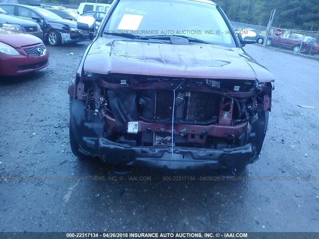 1A8HW58267F547553 - 2007 CHRYSLER ASPEN LIMITED MAROON photo 6