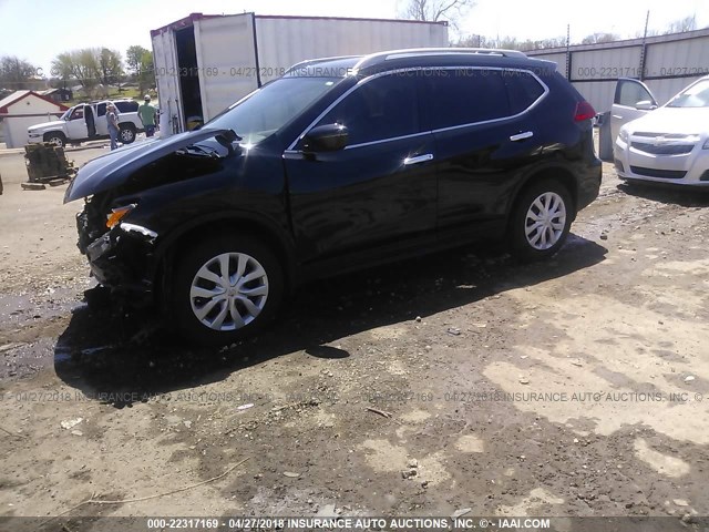 5N1AT2MT7HC836793 - 2017 NISSAN ROGUE S/SL BLACK photo 2