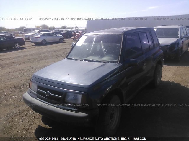 JS3TD03V3V4101169 - 1997 SUZUKI SIDEKICK JX GREEN photo 2