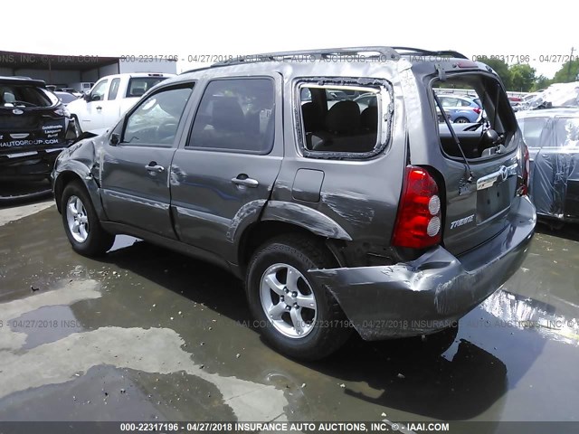 4F2YZ04195KM36045 - 2005 MAZDA TRIBUTE S GRAY photo 3