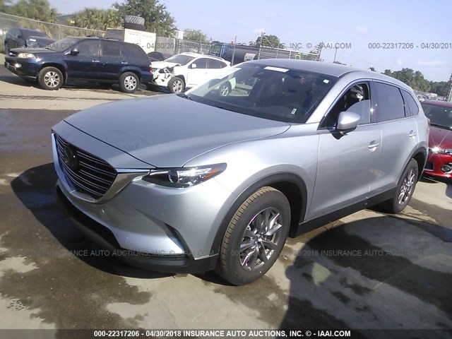 JM3TCACY0J0220548 - 2018 MAZDA CX-9 TOURING SILVER photo 2