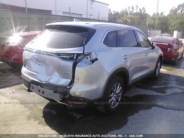 JM3TCACY0J0220548 - 2018 MAZDA CX-9 TOURING SILVER photo 4