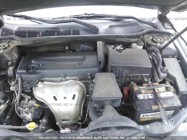 4T1BE46KX7U072171 - 2007 TOYOTA CAMRY NEW GENERAT CE/LE/XLE/SE BLACK photo 10