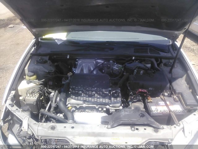 4T1BF30K82U033510 - 2002 TOYOTA CAMRY LE/XLE/SE 银色 照片 10