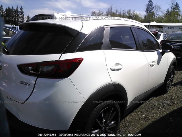 JM1DKFC70J1304206 - 2018 MAZDA CX-3 TOURING WHITE photo 4