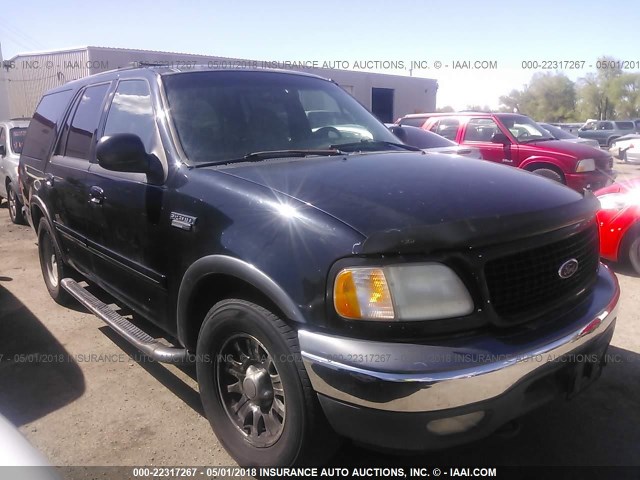 1FMPU16L6YLA75141 - 2000 FORD EXPEDITION XLT შავი ფოტო 1
