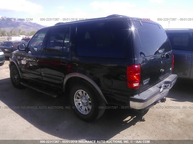 1FMPU16L6YLA75141 - 2000 FORD EXPEDITION XLT შავი ფოტო 3