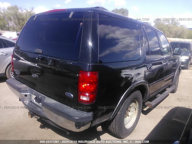 1FMPU16L6YLA75141 - 2000 FORD EXPEDITION XLT შავი ფოტო 4