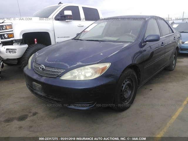 4T1BE32K03U251314 - 2003 TOYOTA CAMRY LE/XLE/SE Mavi foto 2