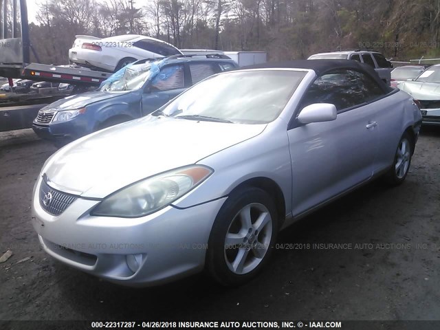 4T1FA38P16U077743 - 2006 TOYOTA CAMRY SOLARA SE/SLE SILVER photo 2