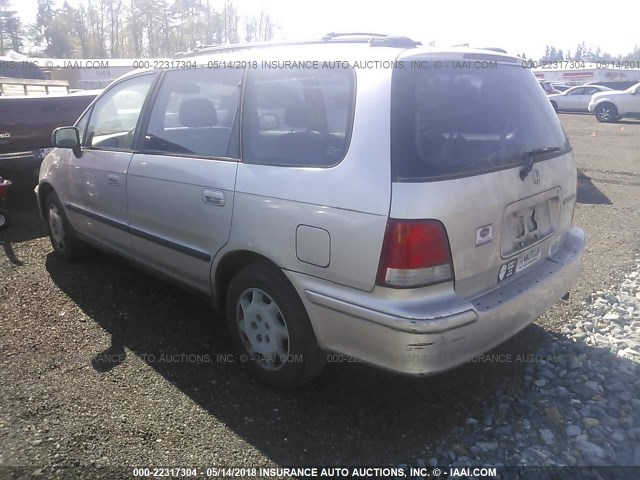 JHMRA3846WC802099 - 1998 HONDA ODYSSEY LX/EX SILVER photo 3