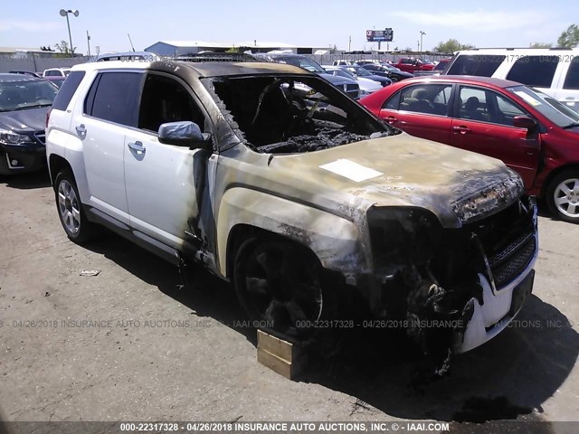 2GKFLWE53C6298617 - 2012 GMC TERRAIN SLT WHITE photo 1