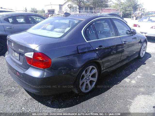 WBAVB33566KS39149 - 2006 BMW 330 I BLACK photo 4