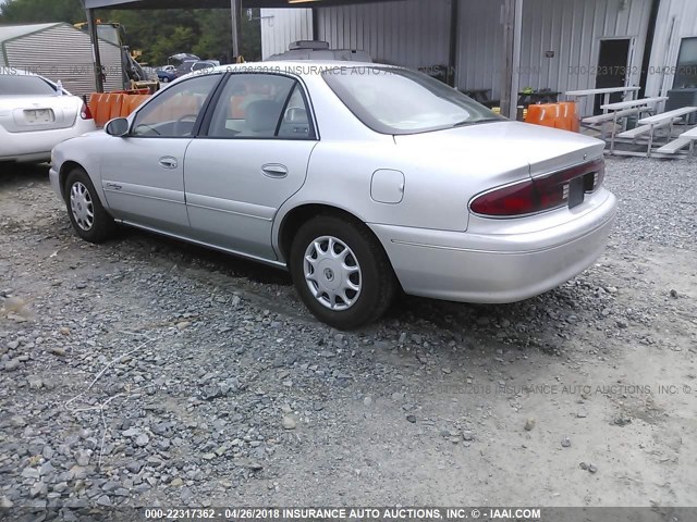 2G4WS52J021202220 - 2002 BUICK CENTURY CUSTOM SILVER photo 3