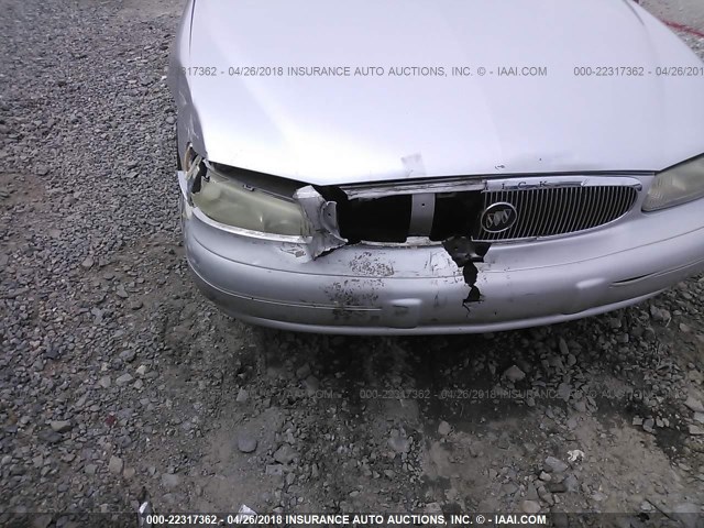 2G4WS52J021202220 - 2002 BUICK CENTURY CUSTOM SILVER photo 6