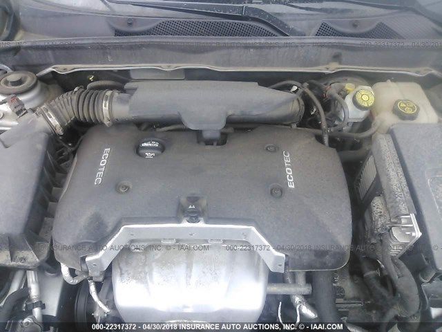 1G11B5SA3DF155185 - 2013 CHEVROLET MALIBU LS SILVER photo 10