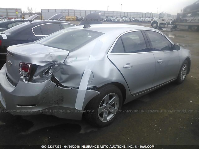 1G11B5SA3DF155185 - 2013 CHEVROLET MALIBU LS SILVER photo 4