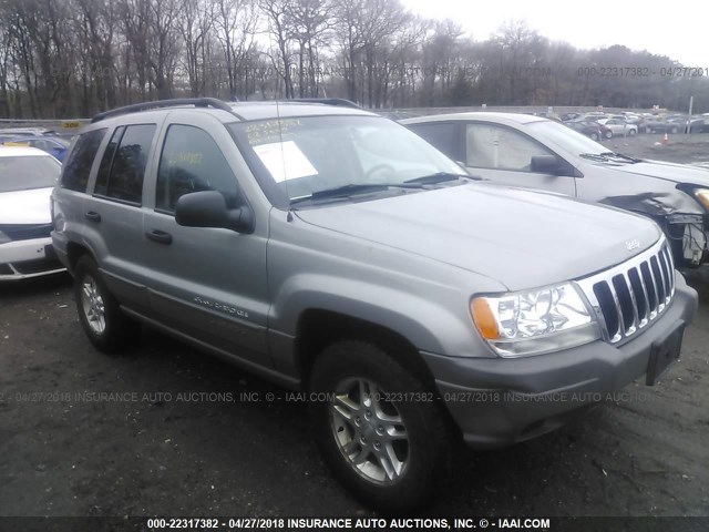 1J4GW48N52C211811 - 2002 JEEP GRAND CHEROKEE LAREDO GRAY photo 1