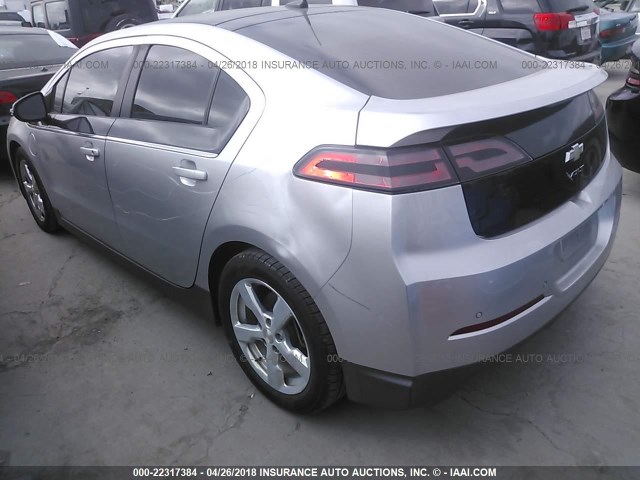 1G1RD6E41BU100204 - 2011 CHEVROLET VOLT SILVER photo 3