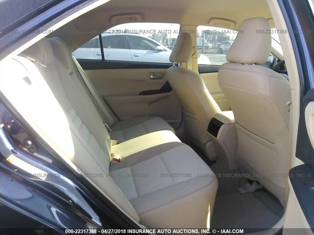 4T4BF1FK2GR565991 - 2016 TOYOTA CAMRY LE/XLE/SE/XSE BLUE photo 8