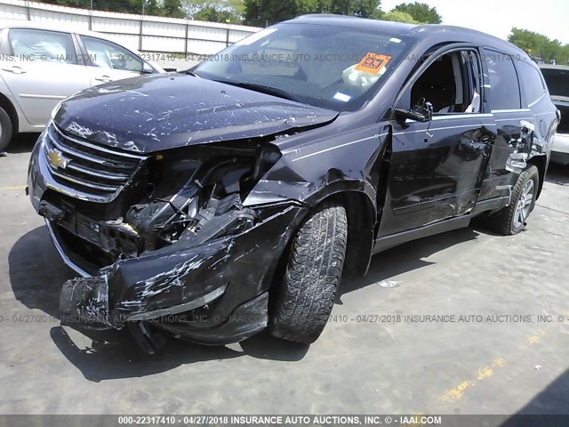 1GNKRHKD4HJ164636 - 2017 CHEVROLET TRAVERSE LT BROWN photo 6