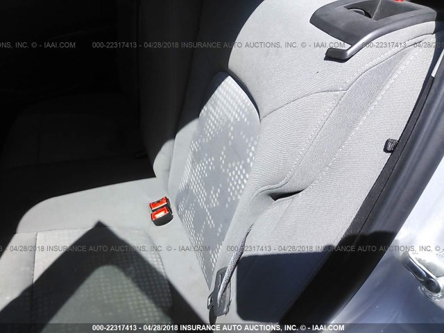 1G1JA6SH9C4130789 - 2012 CHEVROLET SONIC LS 银色 照片 8