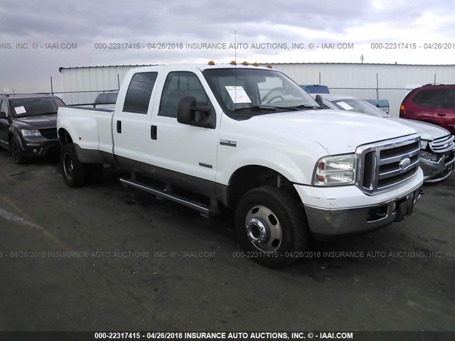 1FTWW33P06ED22006 - 2006 FORD F350 SUPER DUTY WHITE photo 1