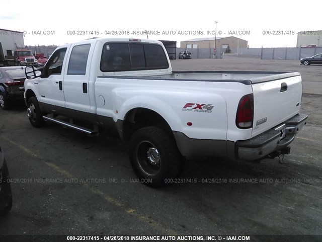 1FTWW33P06ED22006 - 2006 FORD F350 SUPER DUTY WHITE photo 3