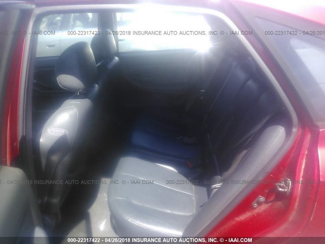 KMHDN55D03U101270 - 2003 HYUNDAI ELANTRA GLS/GT BURGUNDY photo 8