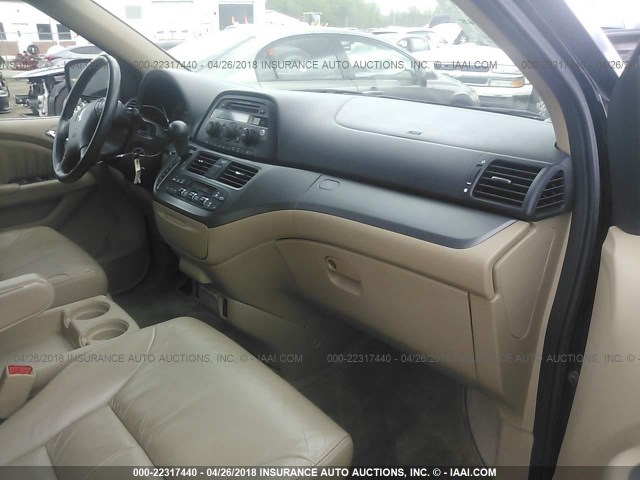 5FNRL38657B137326 - 2007 HONDA ODYSSEY EXL BLACK photo 5