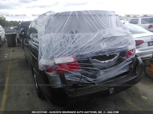 5FNRL38657B137326 - 2007 HONDA ODYSSEY EXL შავი ფოტო 6