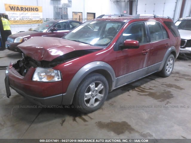 1FMZK05176GA48626 - 2006 FORD FREESTYLE SEL RED photo 2