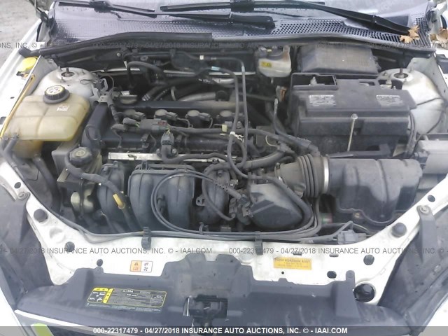 1FAHP34N67W323942 - 2007 FORD FOCUS ZX4/S/SE/SES 白色 照片 10