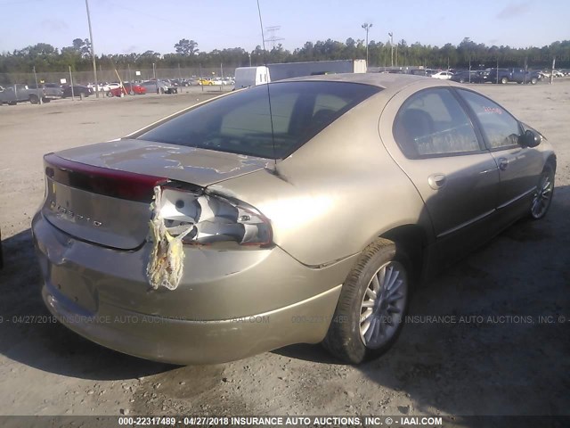 2B3HD46V14H594537 - 2004 DODGE INTREPID SE GOLD photo 4