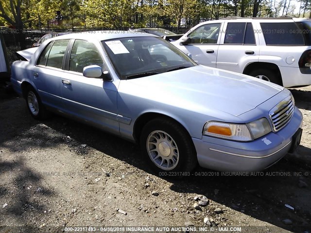 2FAFP74W2WX176951 - 1998 FORD CROWN VICTORIA LX Light Blue photo 1