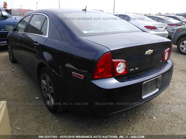 1G1ZG57BX9F178699 - 2009 CHEVROLET MALIBU LS 蓝色 照片 3