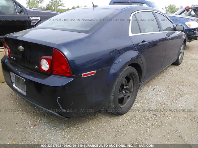1G1ZG57BX9F178699 - 2009 CHEVROLET MALIBU LS 蓝色 照片 4