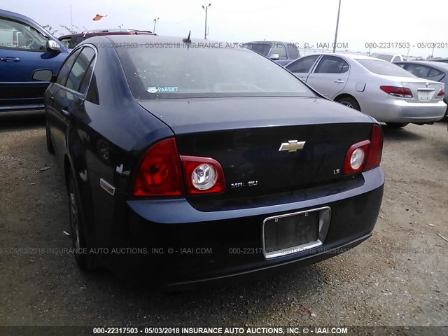 1G1ZG57BX9F178699 - 2009 CHEVROLET MALIBU LS 蓝色 照片 6