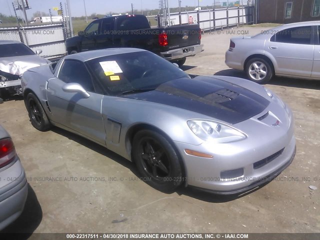 1G1YV2DW8C5104363 - 2012 CHEVROLET CORVETTE GRAND SPORT SILVER photo 1