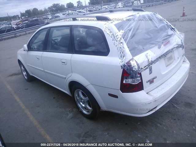 KL5JD86Z15K095389 - 2005 SUZUKI FORENZA S WHITE photo 3