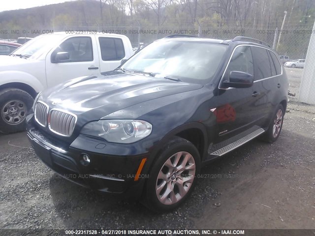 5UXZV4C5XD0E03742 - 2013 BMW X5 XDRIVE35I BLACK photo 2